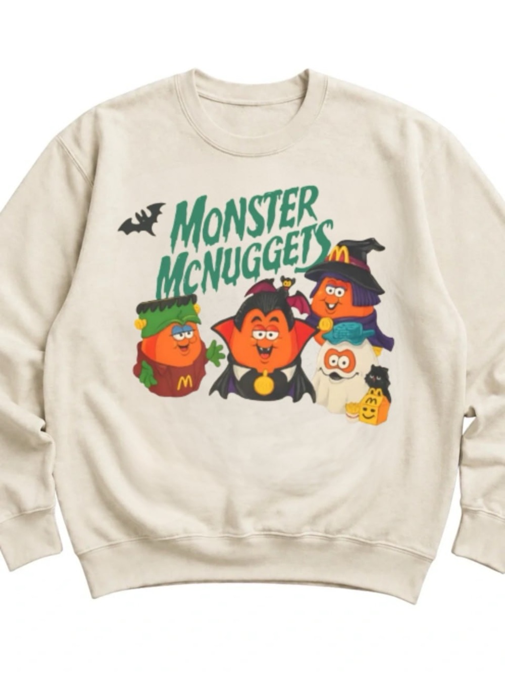 Cream Monster McNuggets Graphic Sweatshirt